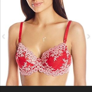 Wacaol underwire floral lace bra